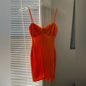 NWT Orange Pretty Little Thing mini dress